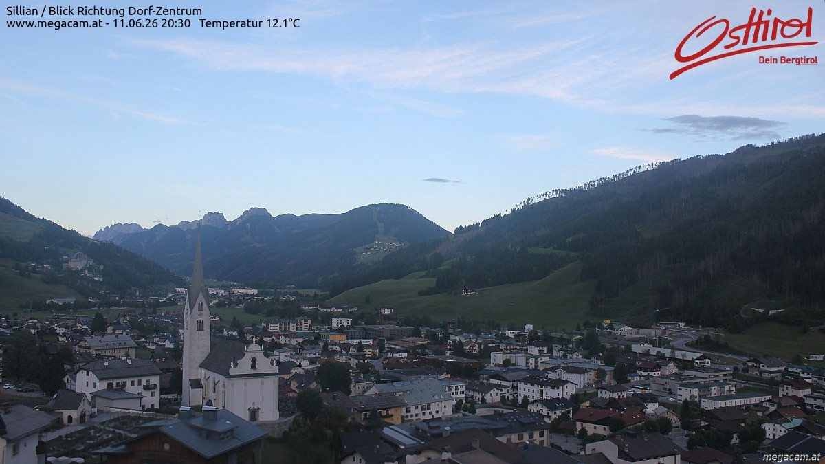 Archived image Webcam Sillian in the Hochpustertal