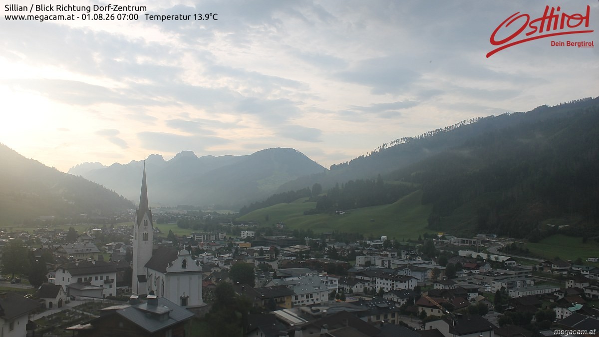Archived image Webcam Sillian in the Hochpustertal