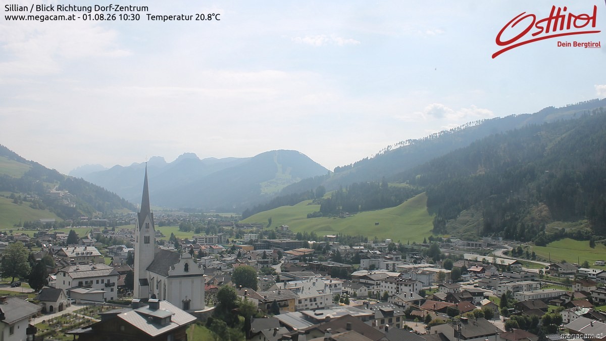 Archived image Webcam Sillian in the Hochpustertal