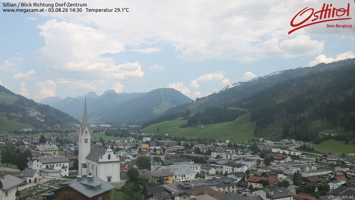 Archived image Webcam Sillian in the Hochpustertal