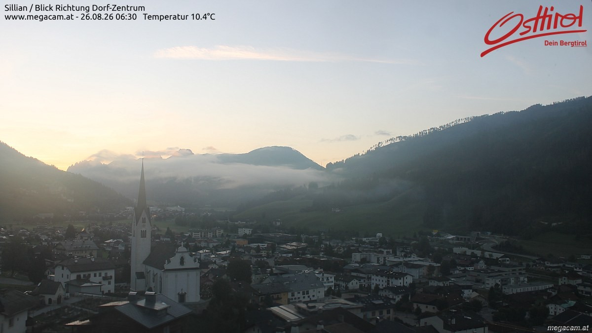 Archived image Webcam Sillian in the Hochpustertal