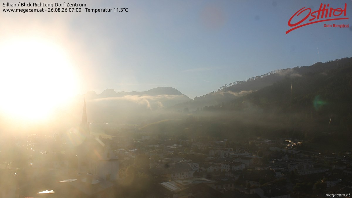 Archived image Webcam Sillian in the Hochpustertal