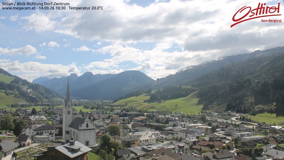 Archived image Webcam Sillian in the Hochpustertal