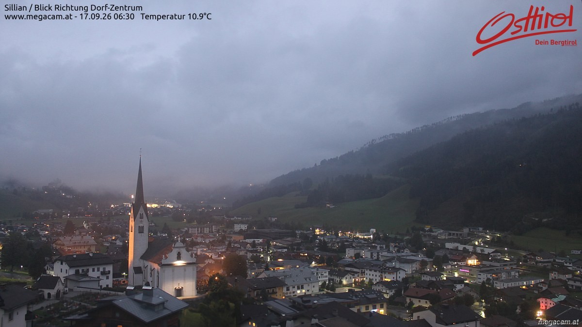 Archived image Webcam Sillian in the Hochpustertal