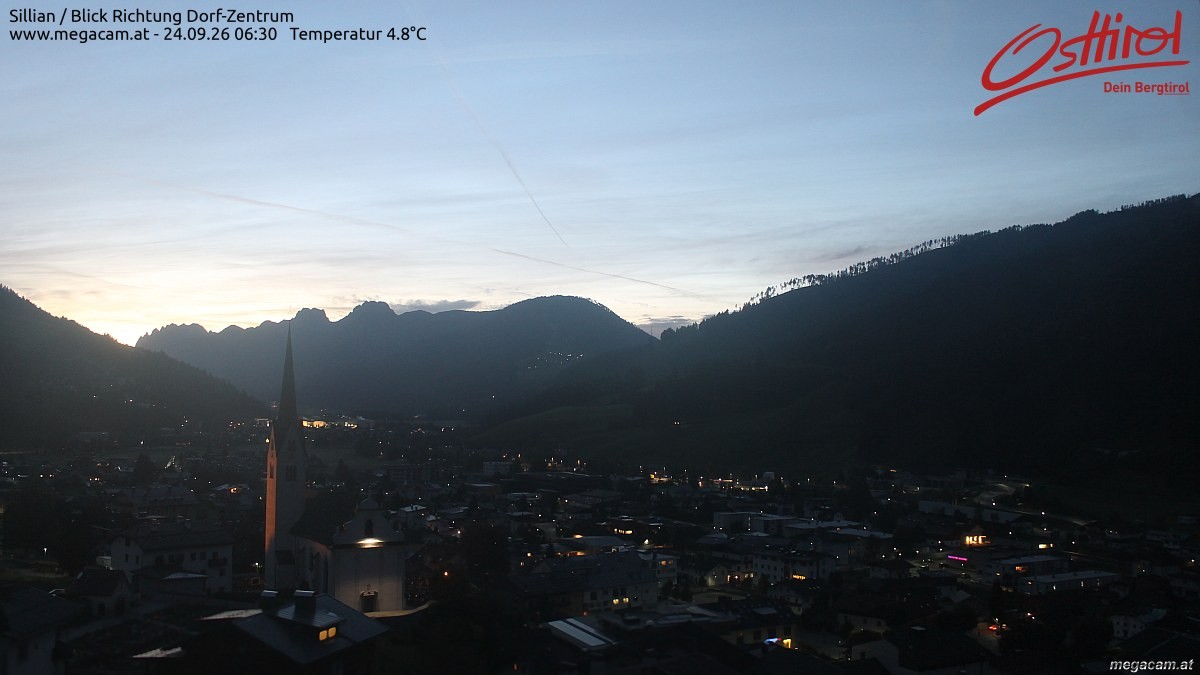 Archived image Webcam Sillian in the Hochpustertal
