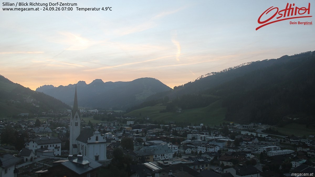 Archived image Webcam Sillian in the Hochpustertal