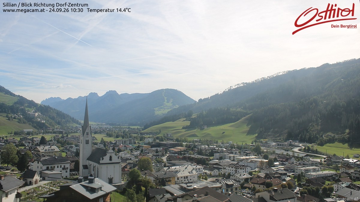 Archived image Webcam Sillian in the Hochpustertal