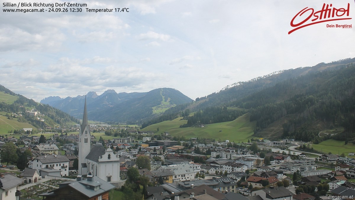 Archived image Webcam Sillian in the Hochpustertal