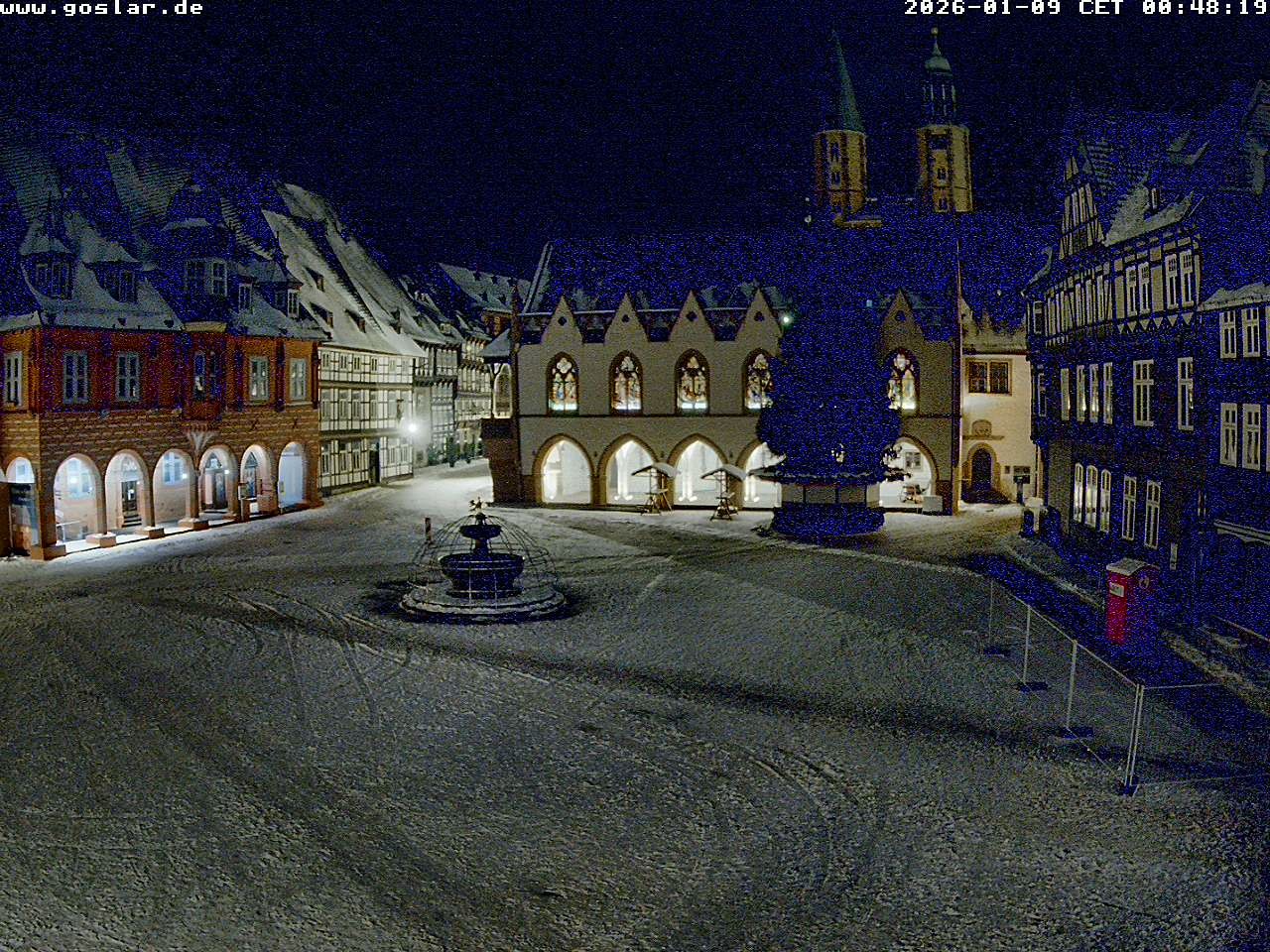Archiv Foto Webcam Marktplatz Goslar