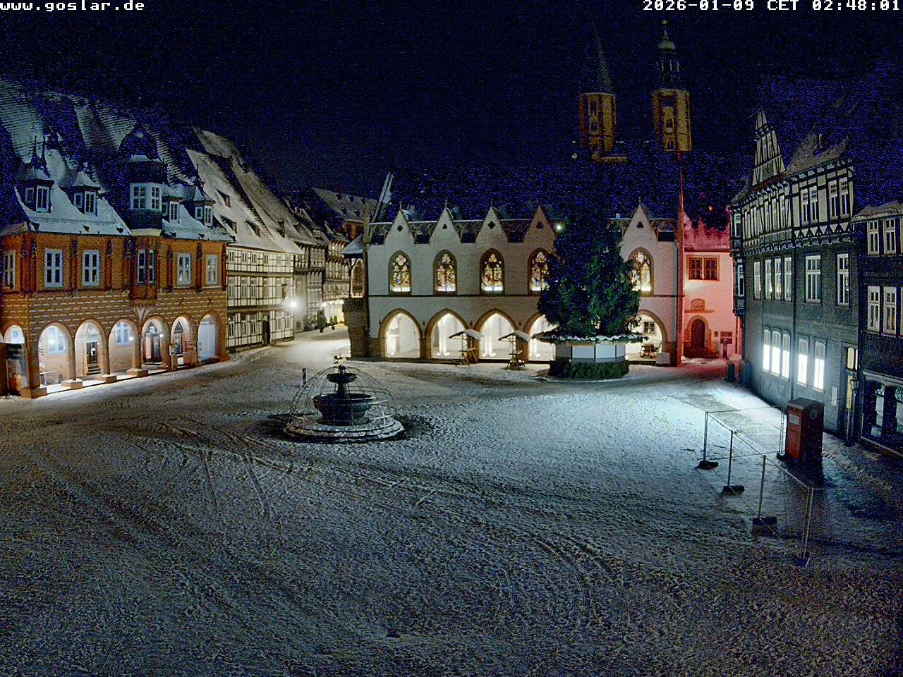 Archiv Foto Webcam Marktplatz Goslar