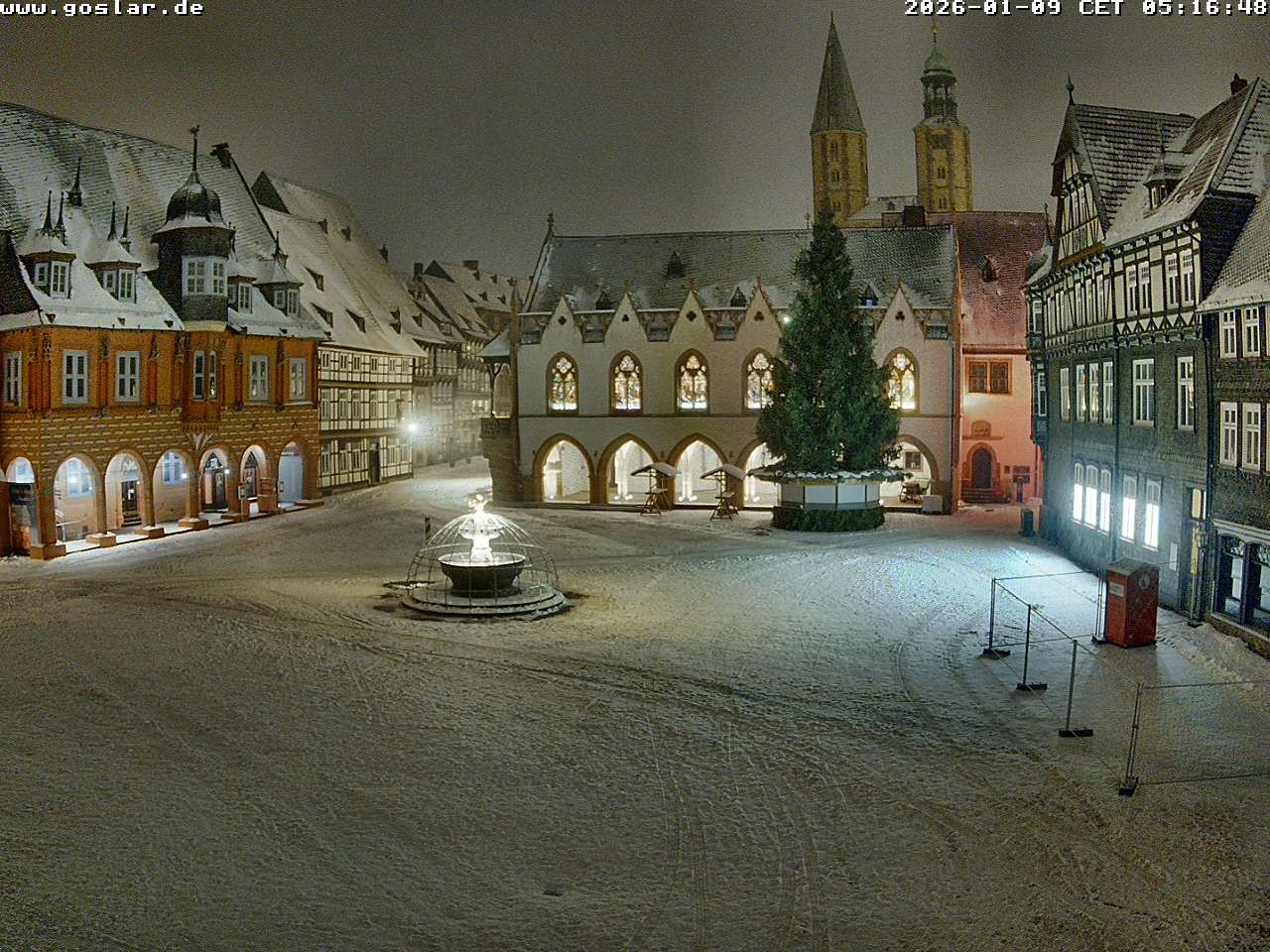 Archiv Foto Webcam Marktplatz Goslar