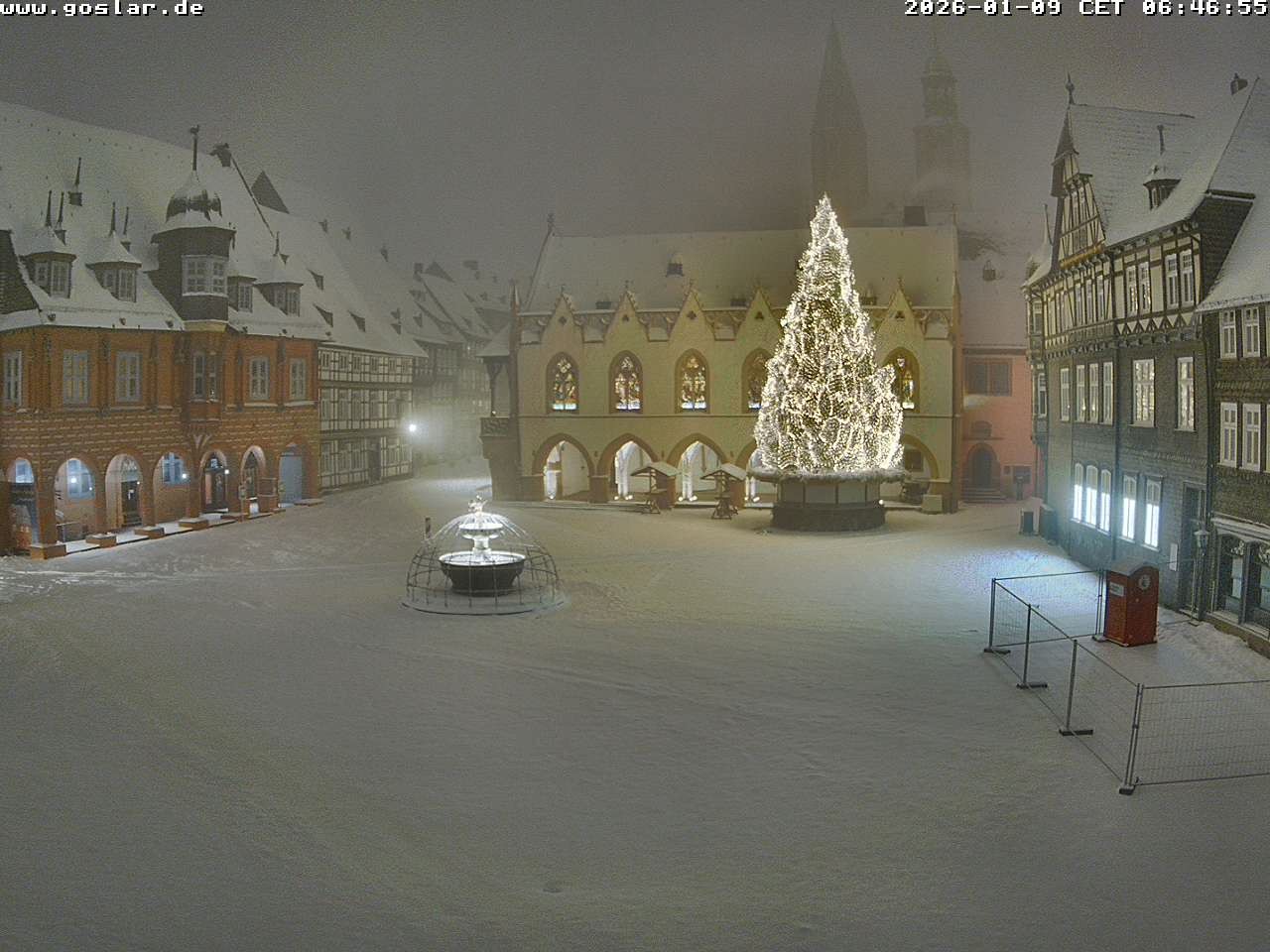 Archiv Foto Webcam Marktplatz Goslar