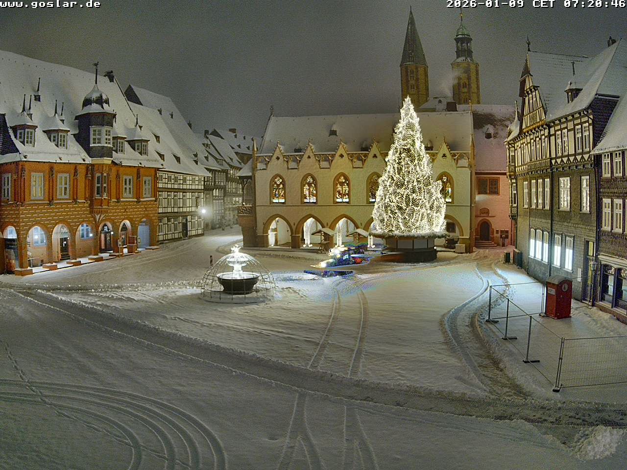 Archiv Foto Webcam Marktplatz Goslar