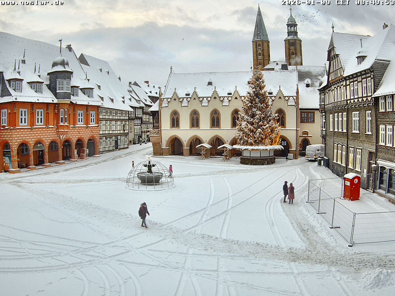 Archiv Foto Webcam Marktplatz Goslar