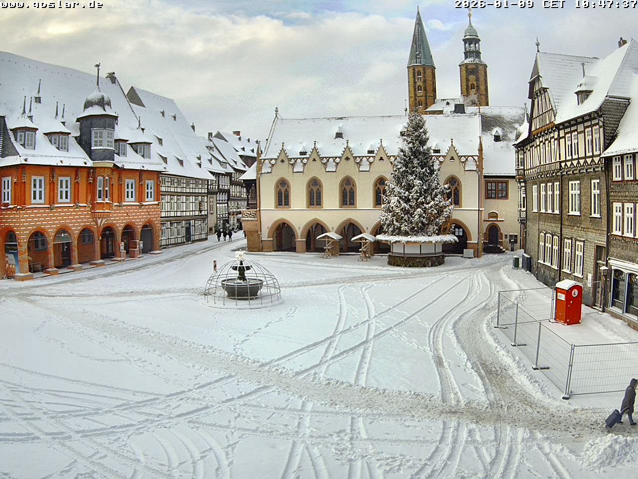Archiv Foto Webcam Marktplatz Goslar