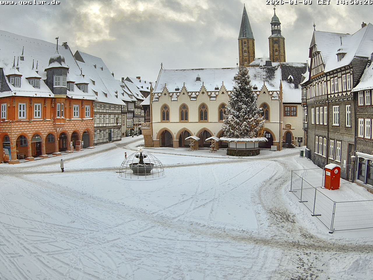 Archiv Foto Webcam Marktplatz Goslar