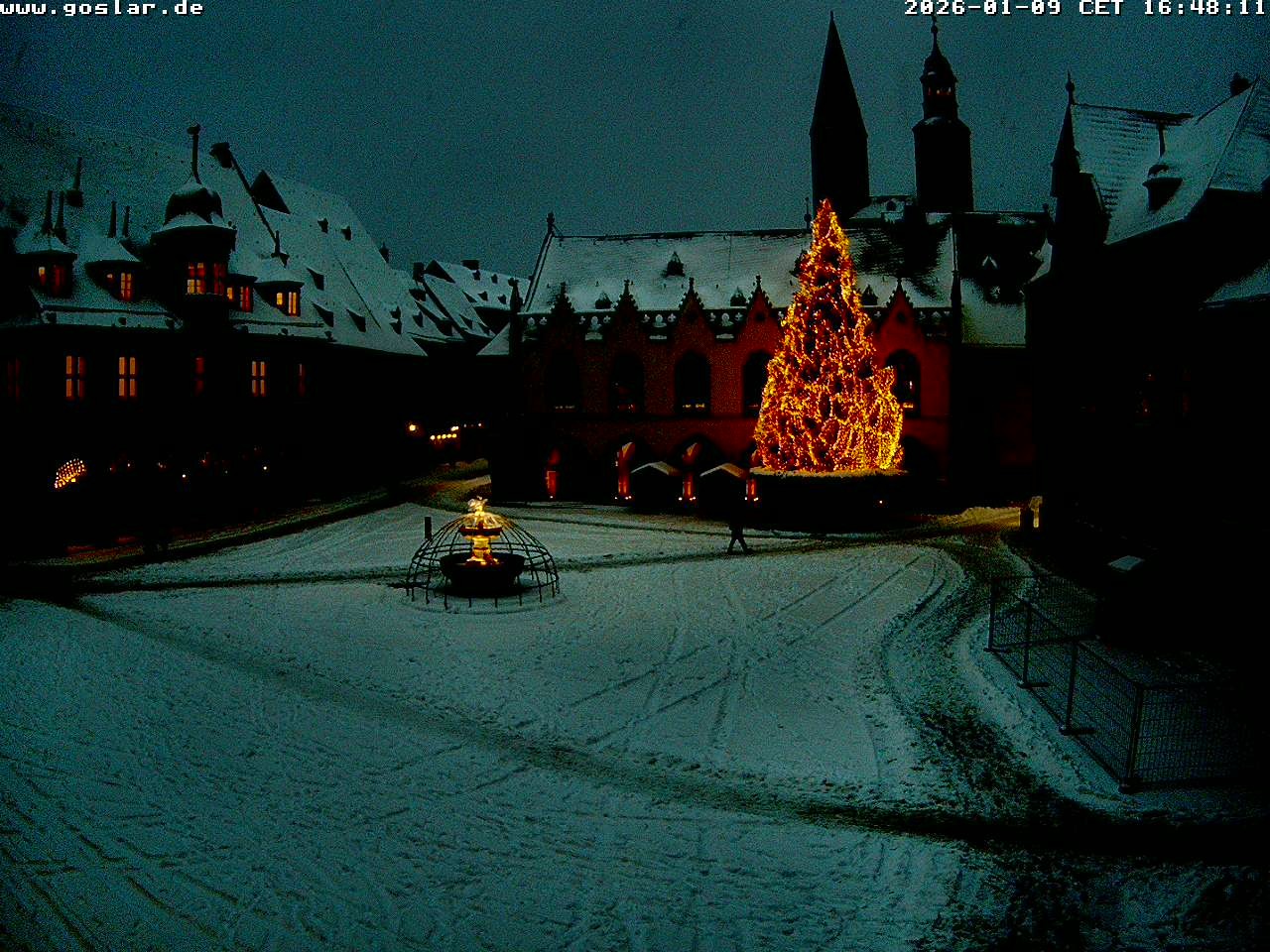 Archiv Foto Webcam Marktplatz Goslar