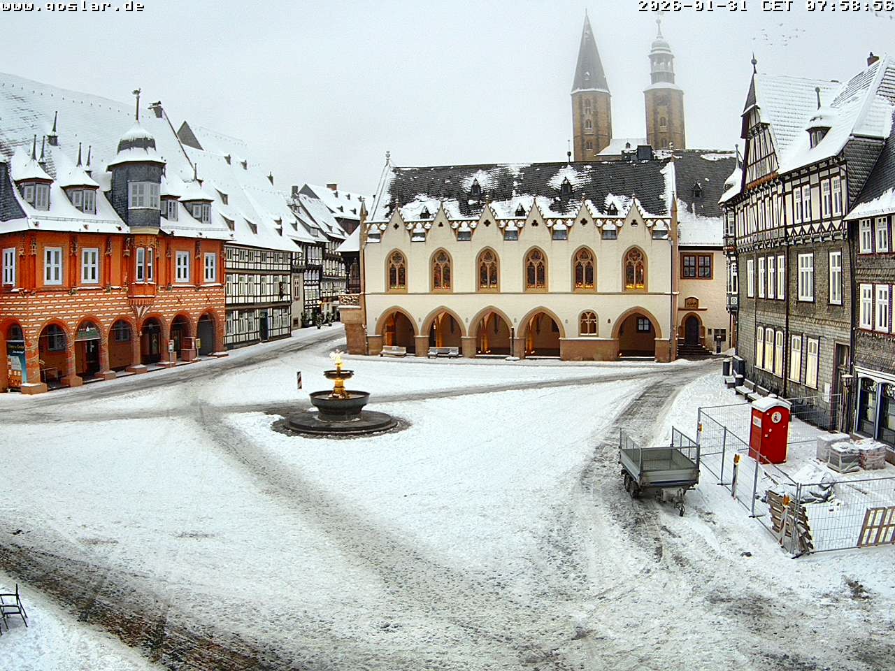 Archiv Foto Webcam Marktplatz Goslar