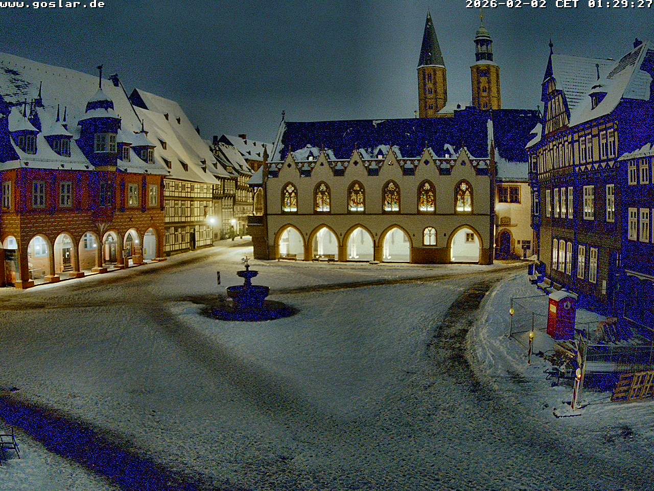 Archiv Foto Webcam Marktplatz Goslar