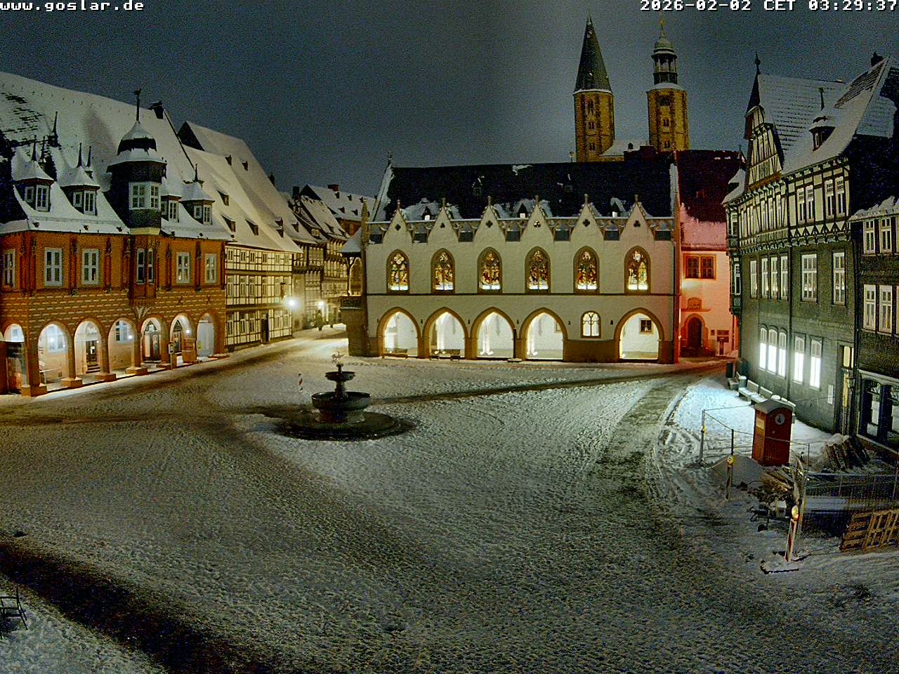Archiv Foto Webcam Marktplatz Goslar