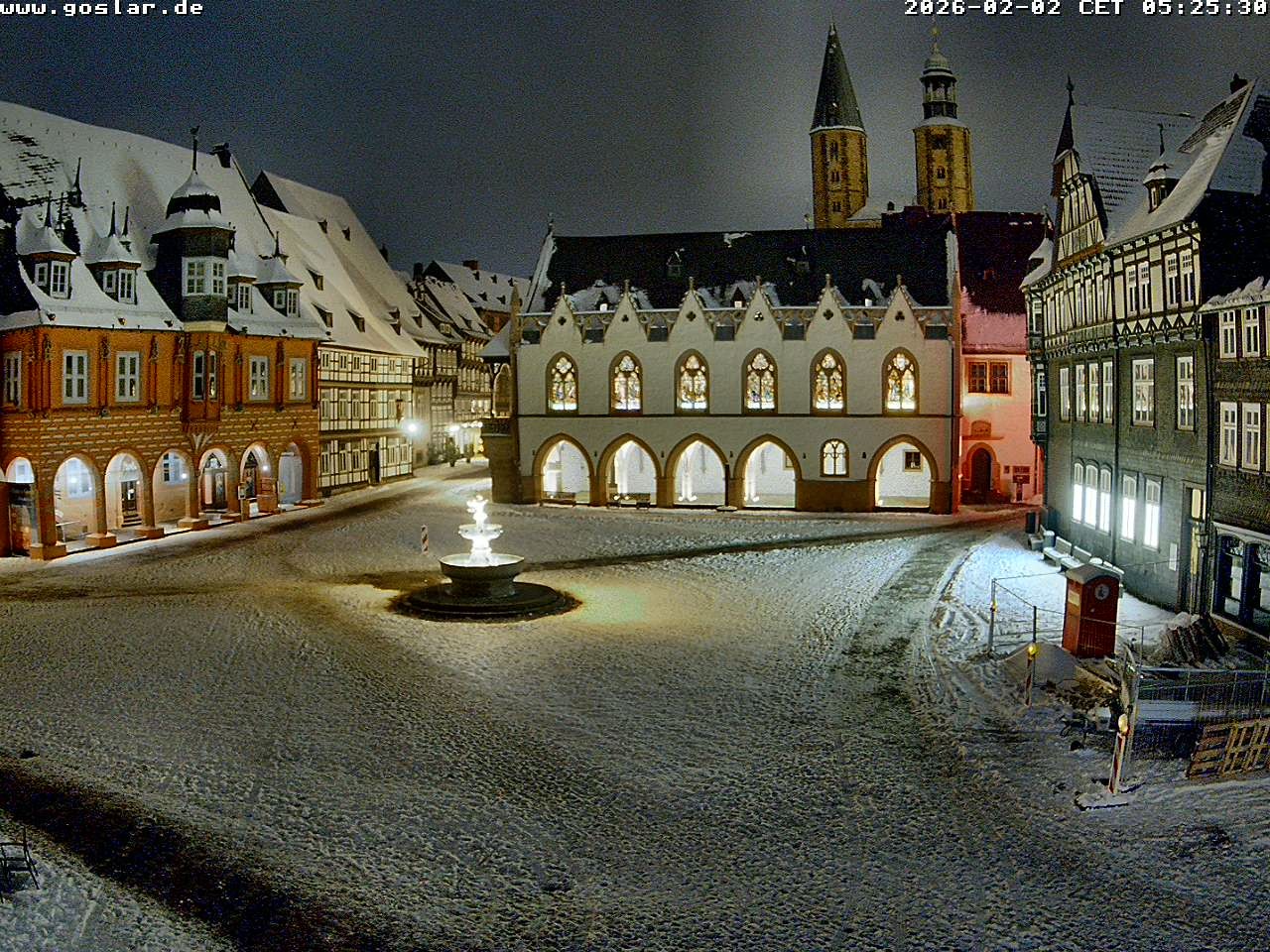 Archiv Foto Webcam Marktplatz Goslar