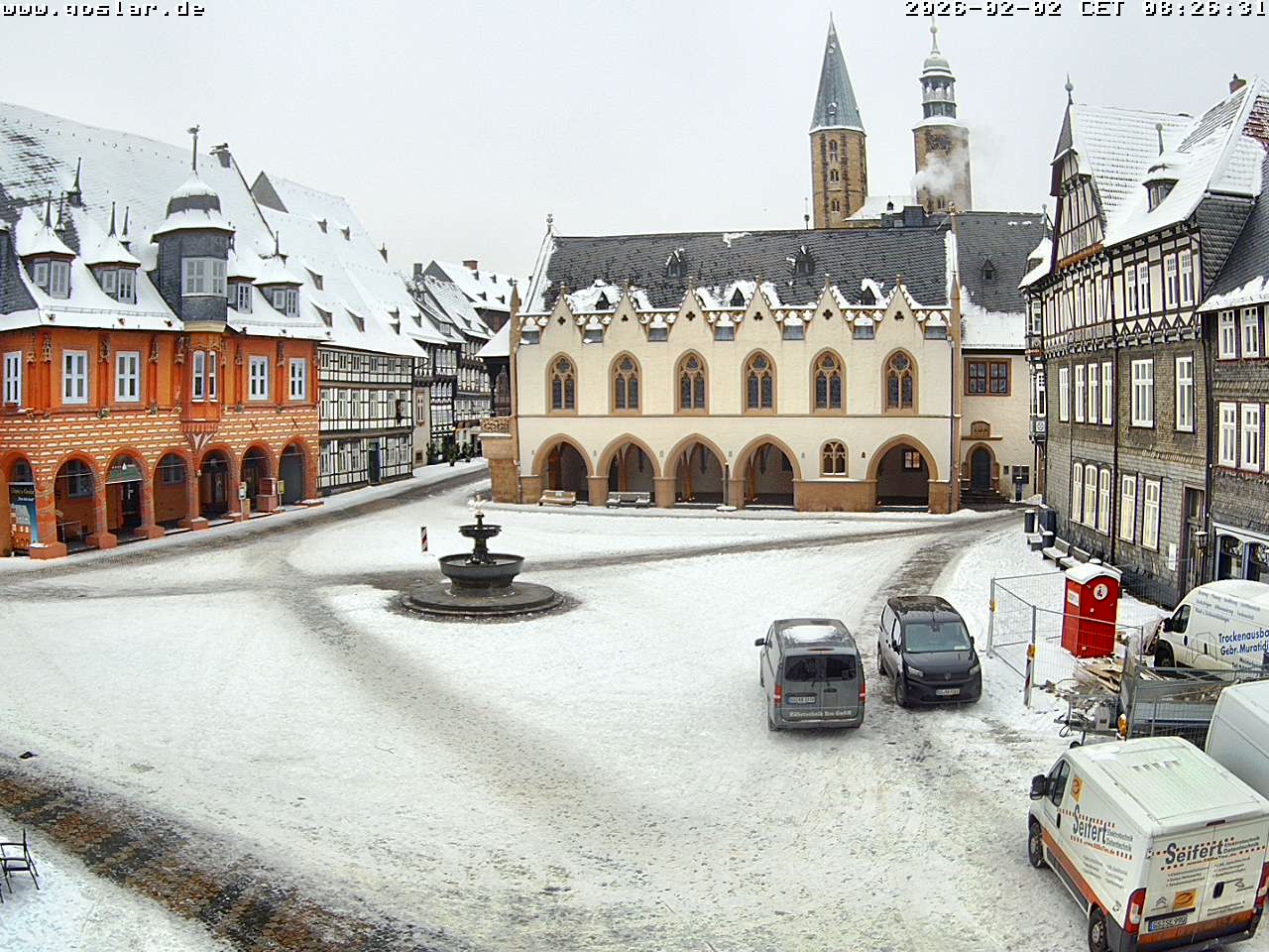 Archiv Foto Webcam Marktplatz Goslar