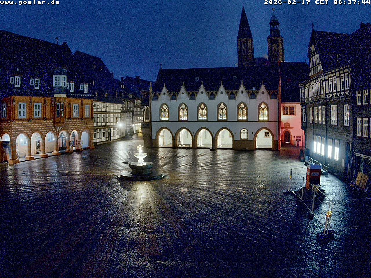 Archiv Foto Webcam Marktplatz Goslar