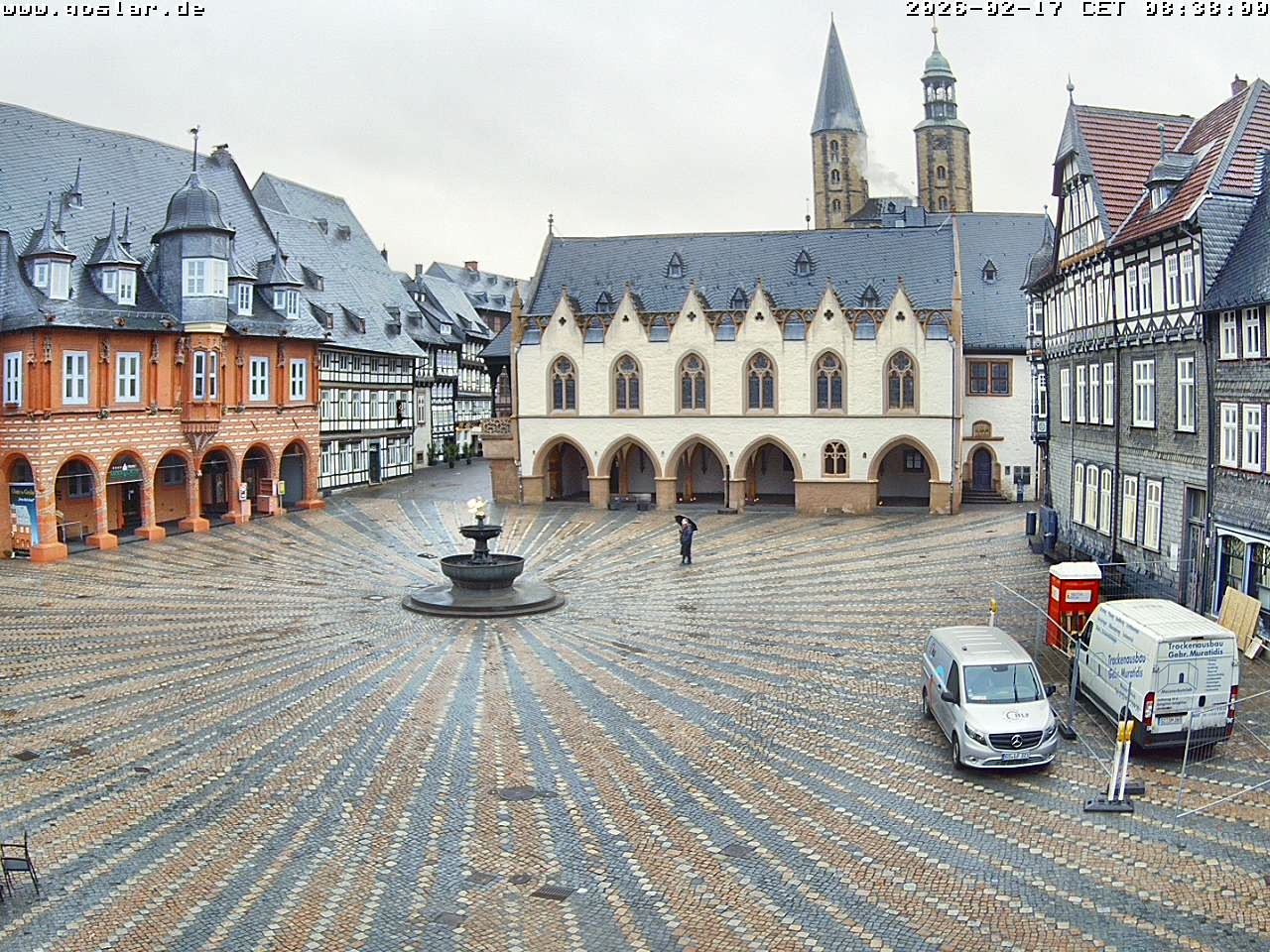 Archiv Foto Webcam Marktplatz Goslar