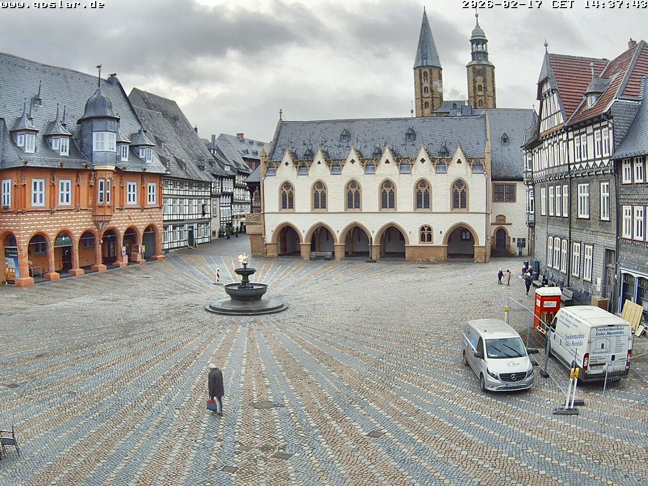 Archiv Foto Webcam Marktplatz Goslar