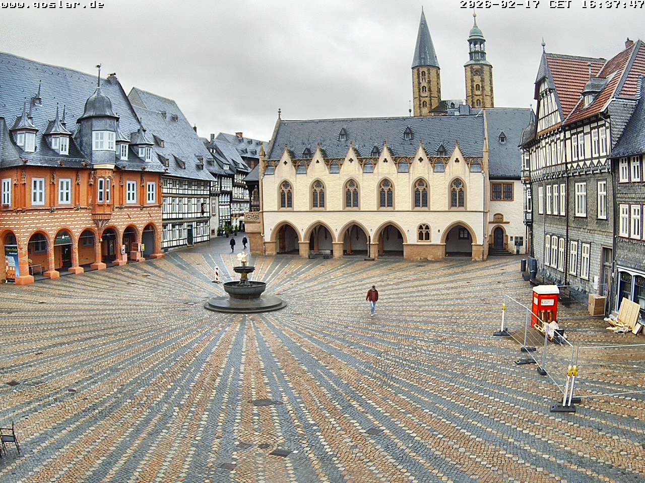 Archiv Foto Webcam Marktplatz Goslar