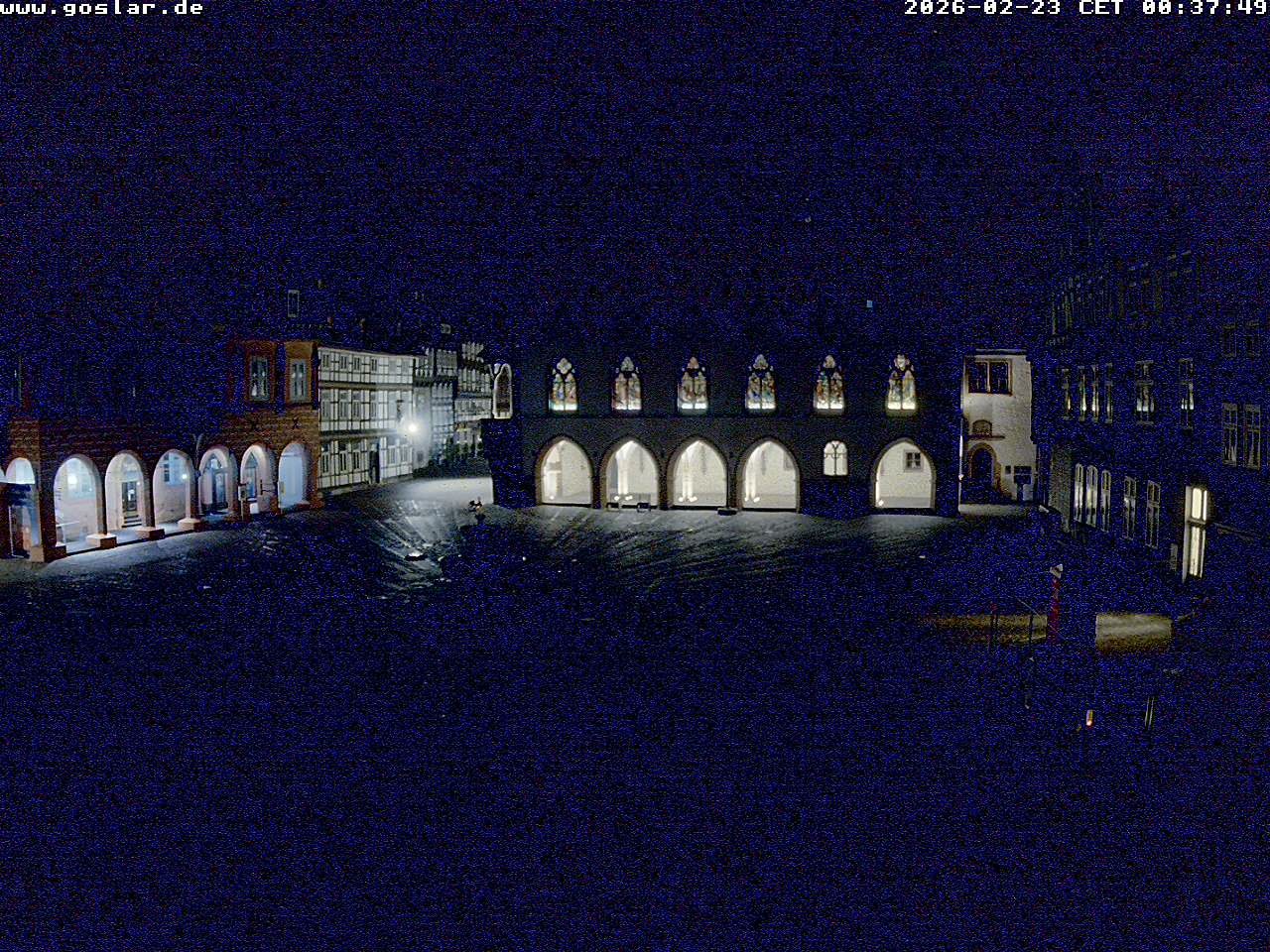 Archiv Foto Webcam Marktplatz Goslar