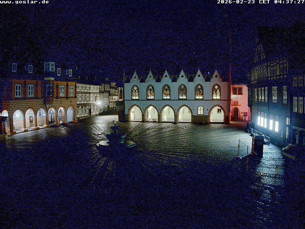 Archiv Foto Webcam Marktplatz Goslar