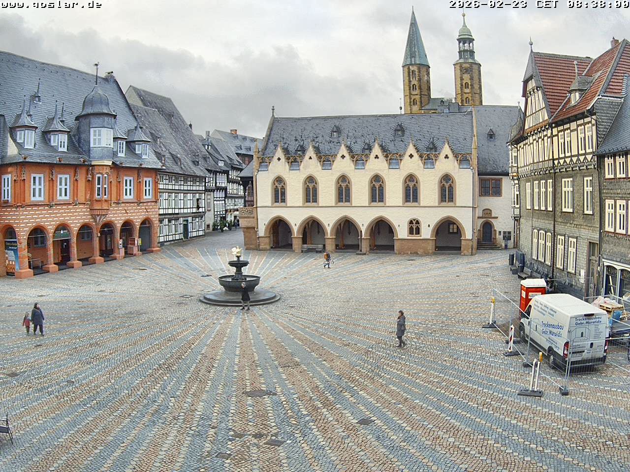 Archiv Foto Webcam Marktplatz Goslar
