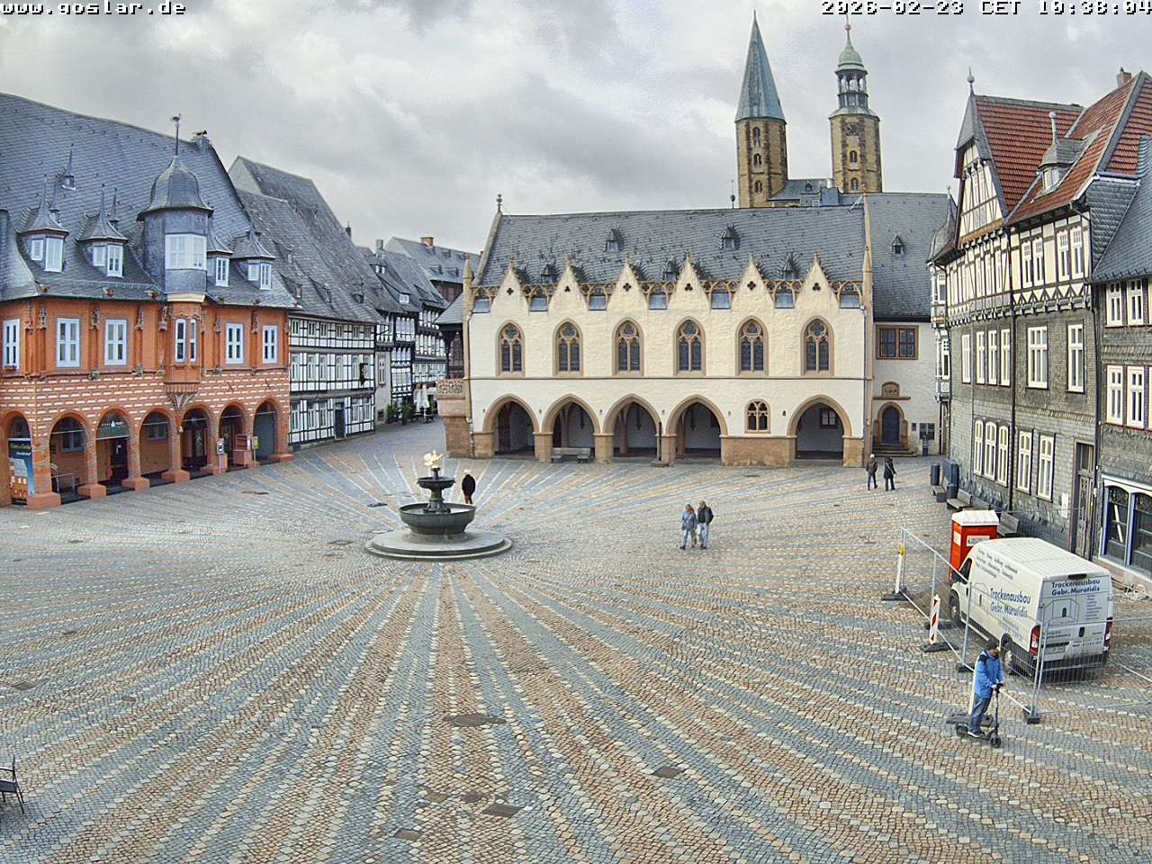 Archiv Foto Webcam Marktplatz Goslar