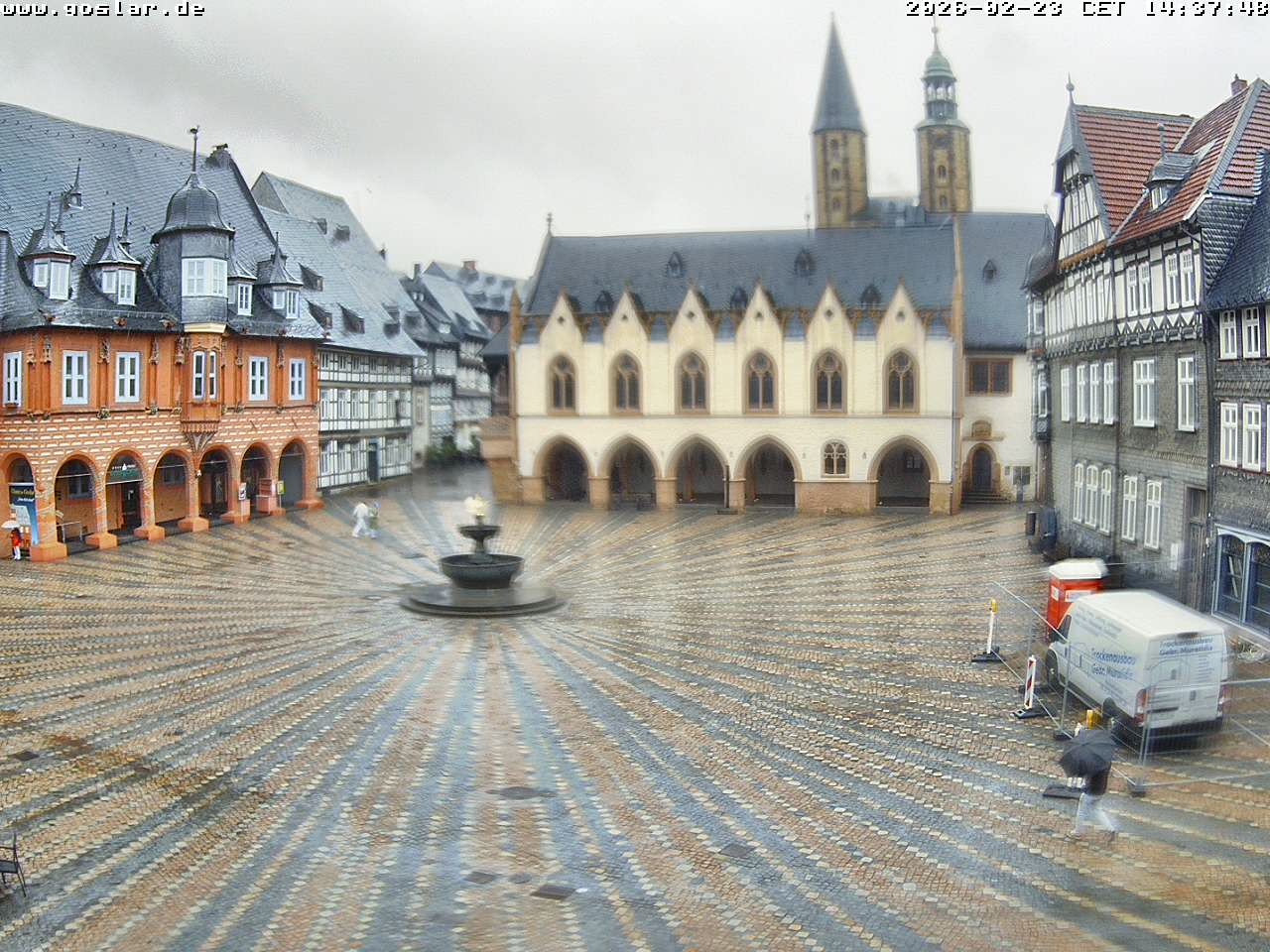Archiv Foto Webcam Marktplatz Goslar