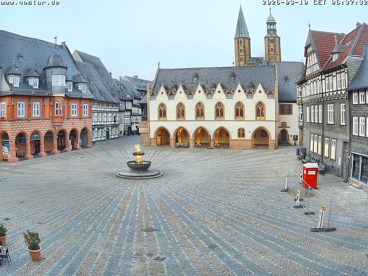Archiv Foto Webcam Marktplatz Goslar