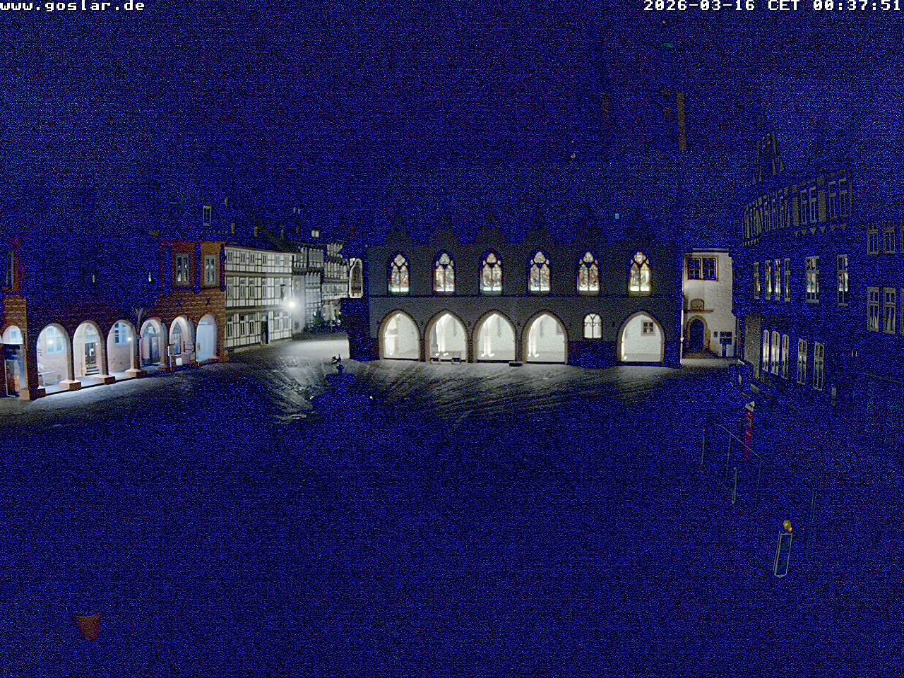 Archiv Foto Webcam Marktplatz Goslar