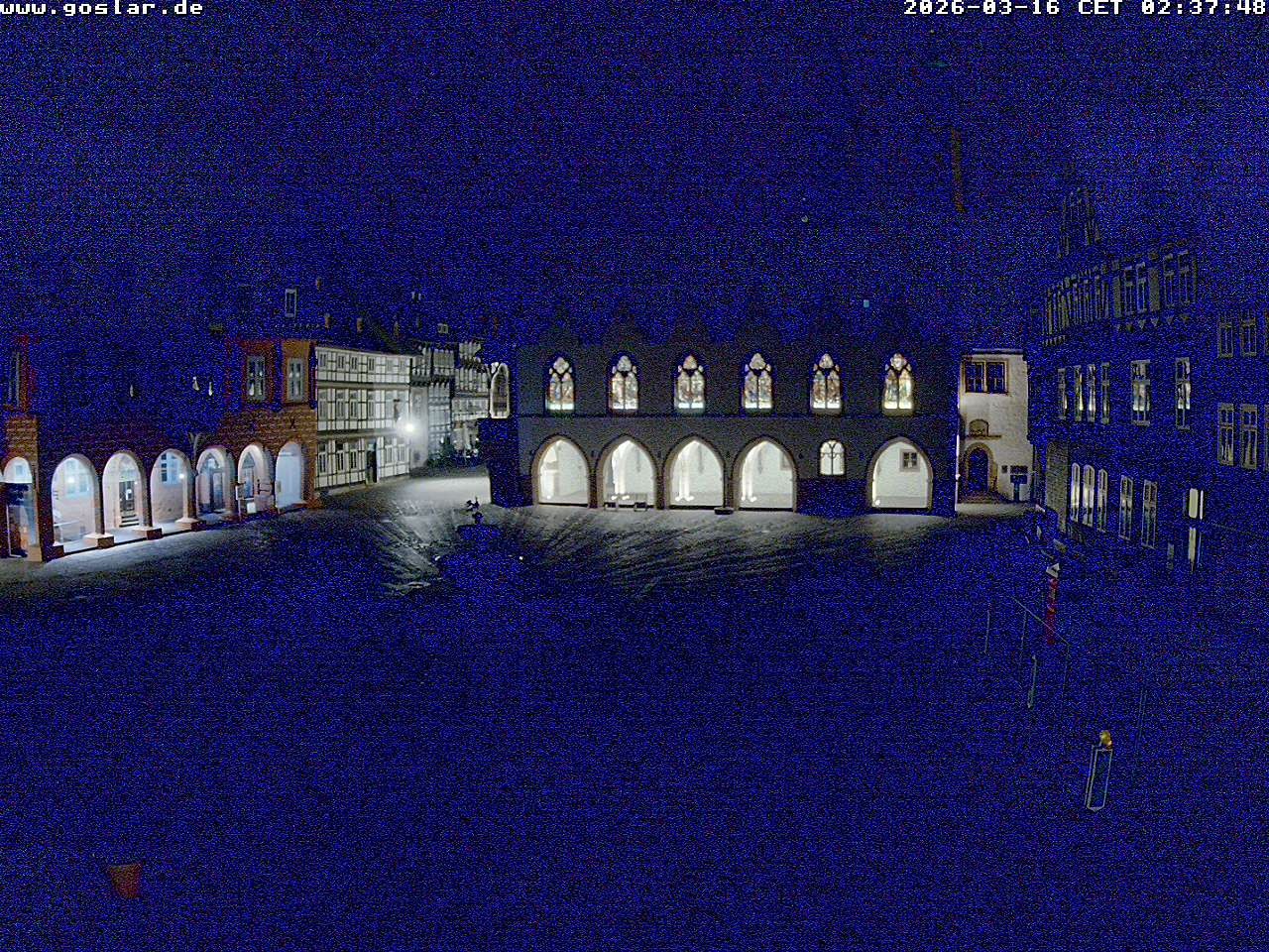 Archiv Foto Webcam Marktplatz Goslar