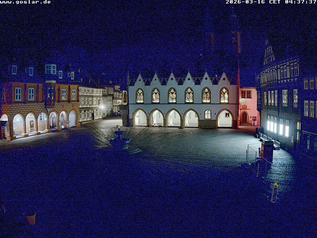 Archiv Foto Webcam Marktplatz Goslar