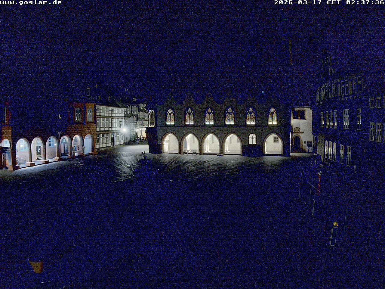 Archiv Foto Webcam Marktplatz Goslar