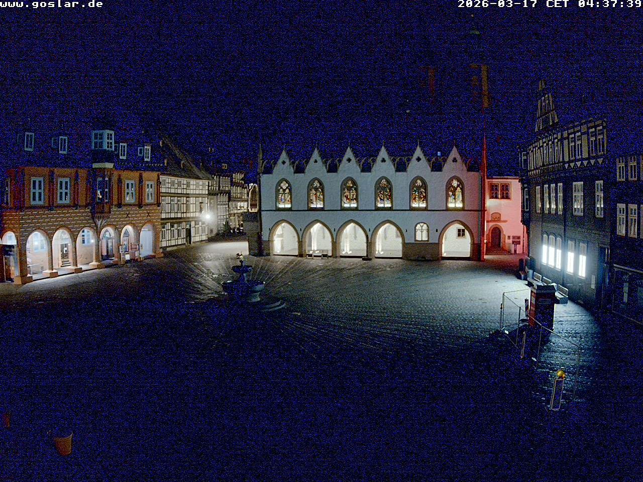 Archiv Foto Webcam Marktplatz Goslar