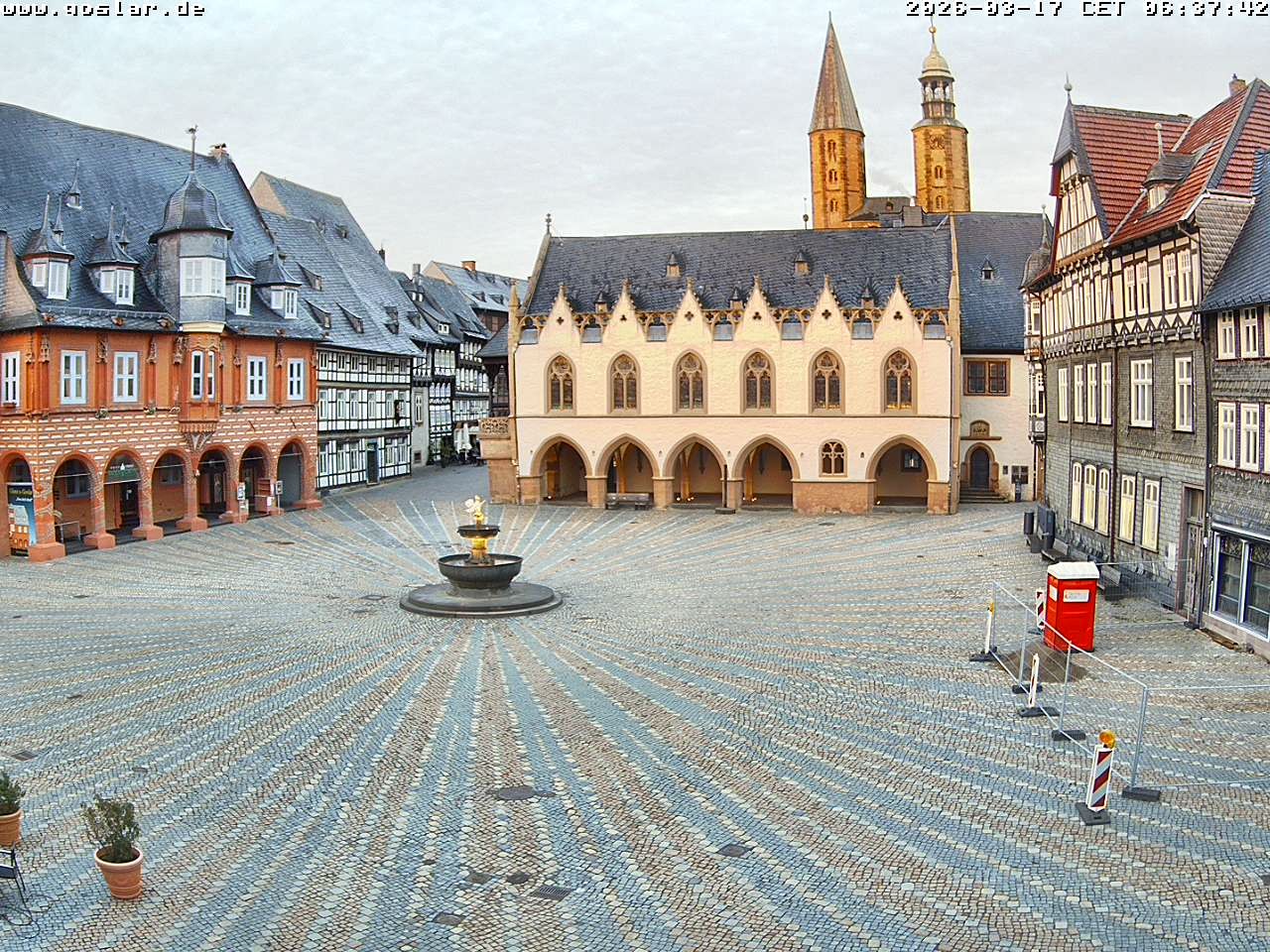 Archiv Foto Webcam Marktplatz Goslar