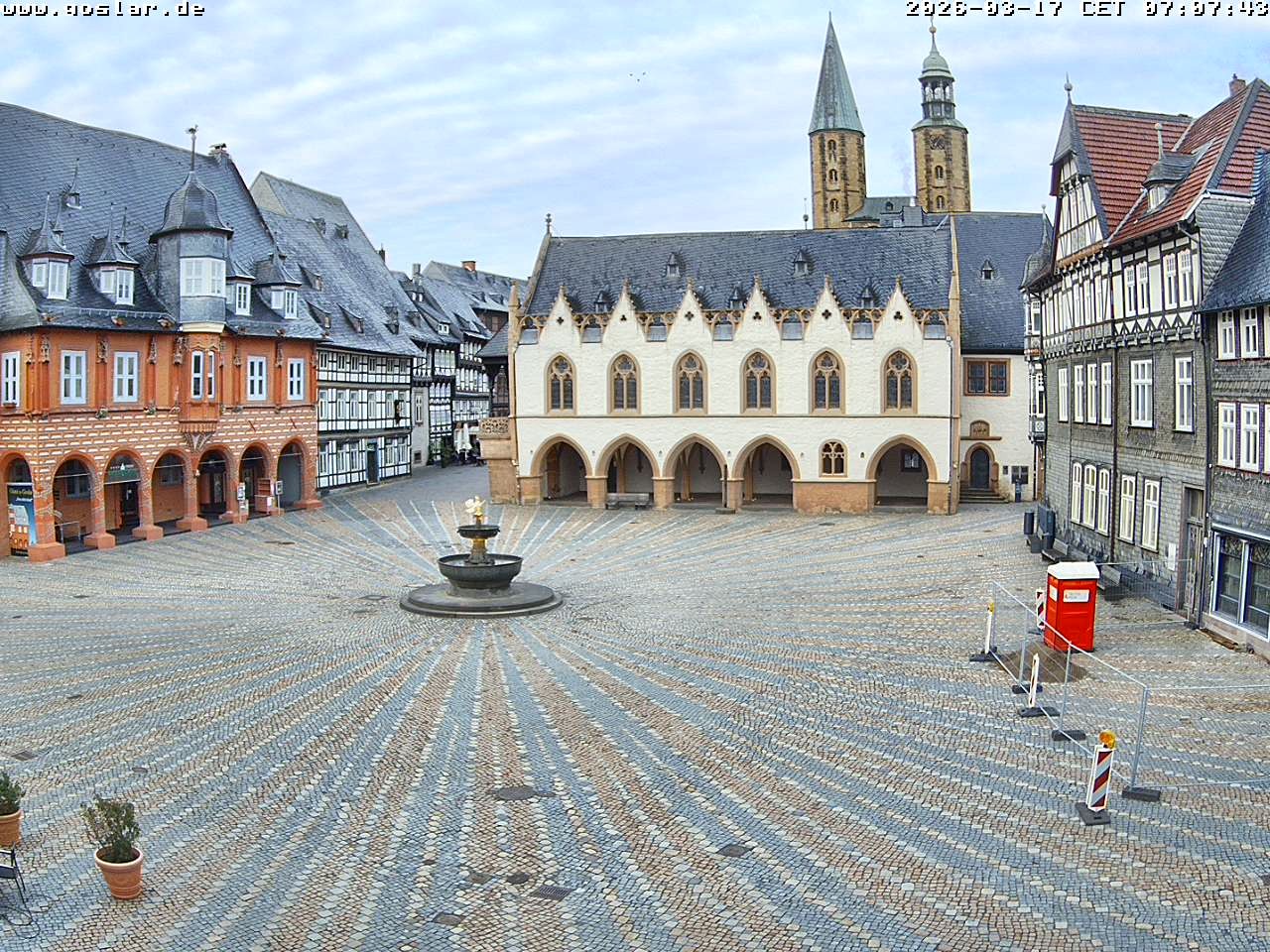 Archiv Foto Webcam Marktplatz Goslar