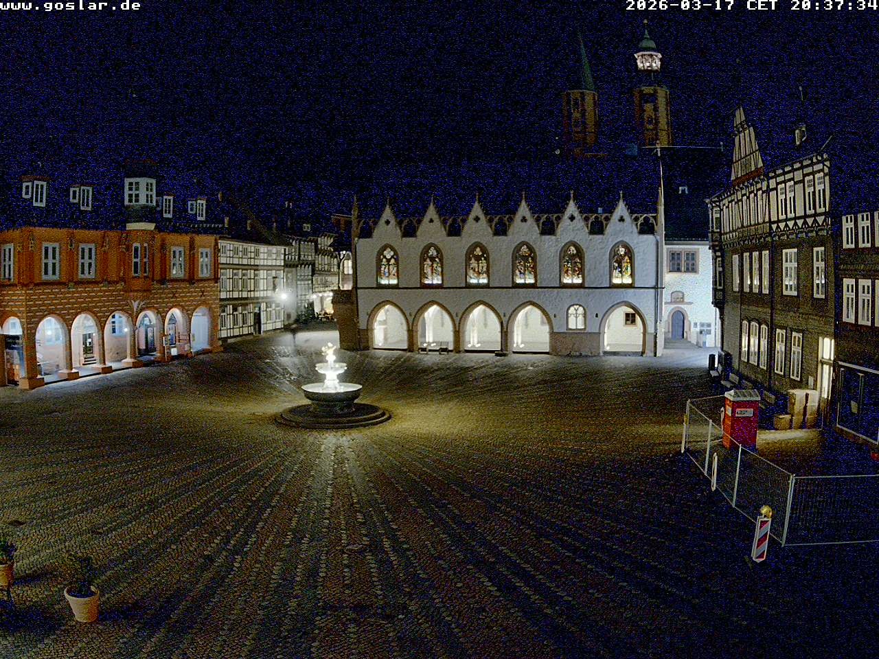Archiv Foto Webcam Marktplatz Goslar