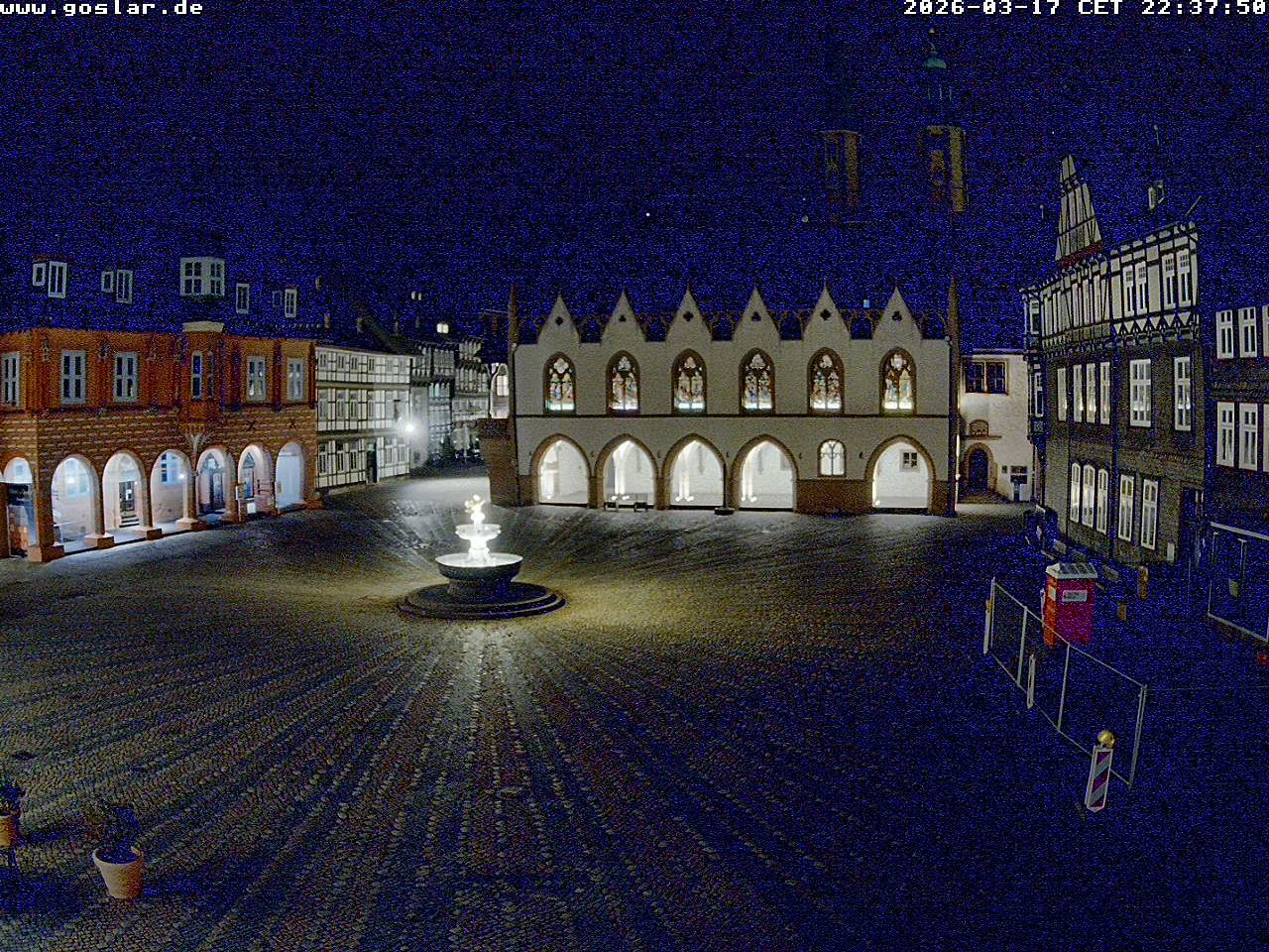 Archiv Foto Webcam Marktplatz Goslar