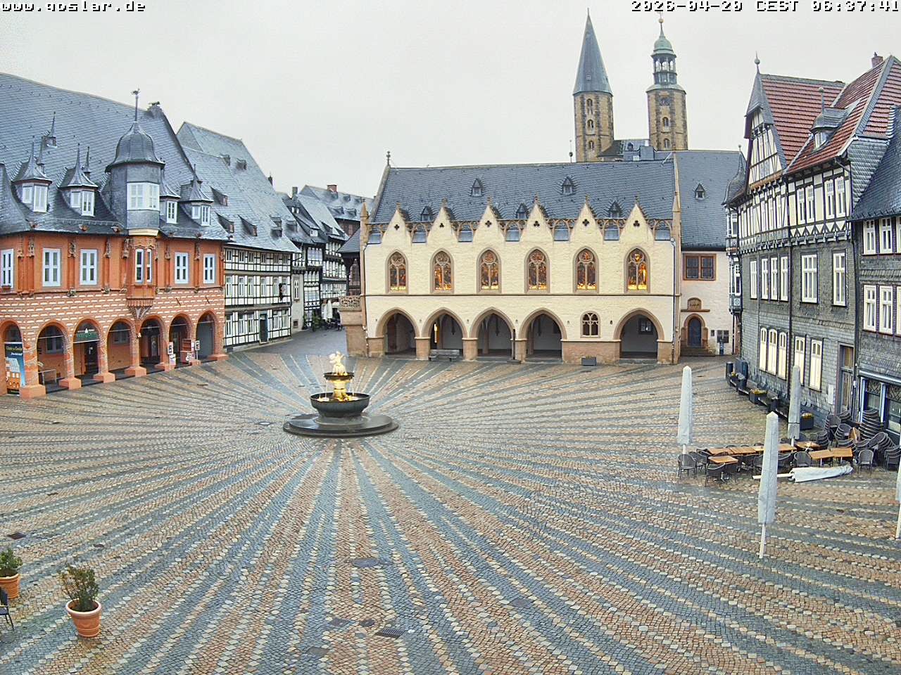 Archiv Foto Webcam Marktplatz Goslar