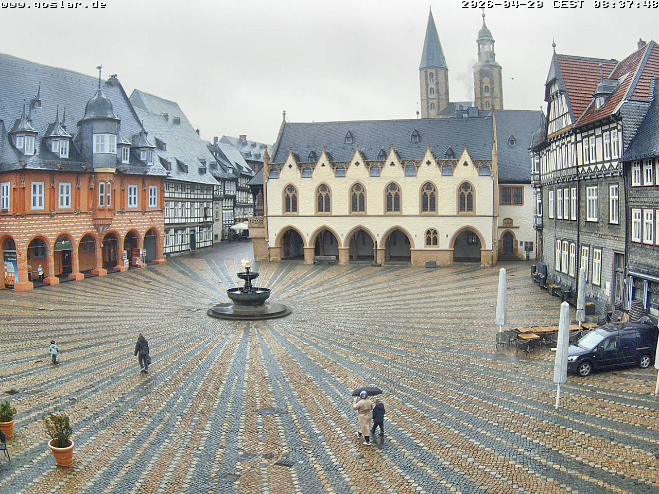 Archiv Foto Webcam Marktplatz Goslar
