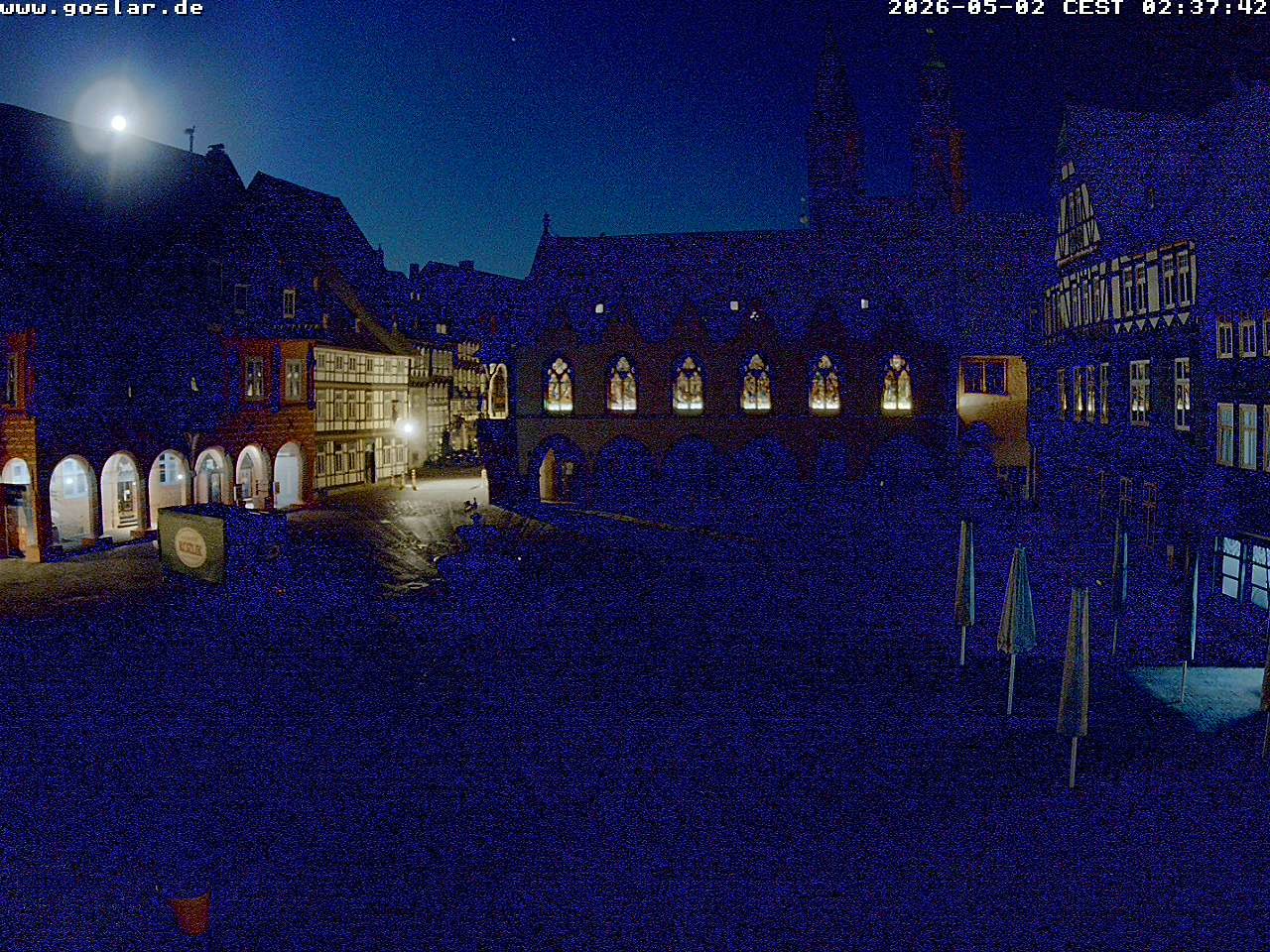Archiv Foto Webcam Marktplatz Goslar