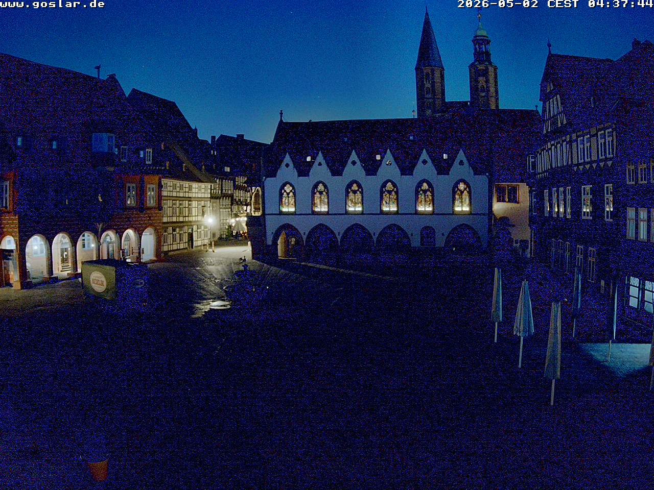 Archiv Foto Webcam Marktplatz Goslar