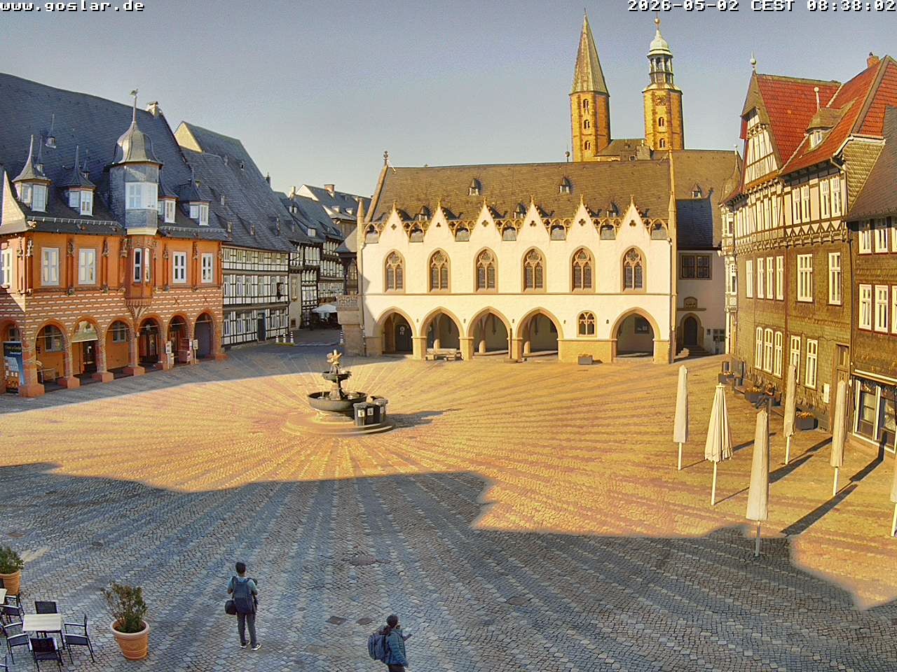 Archiv Foto Webcam Marktplatz Goslar